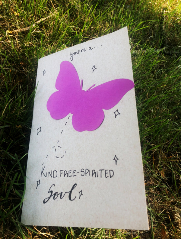 Giving Me Butterflies – Butterfly Gratitude Card