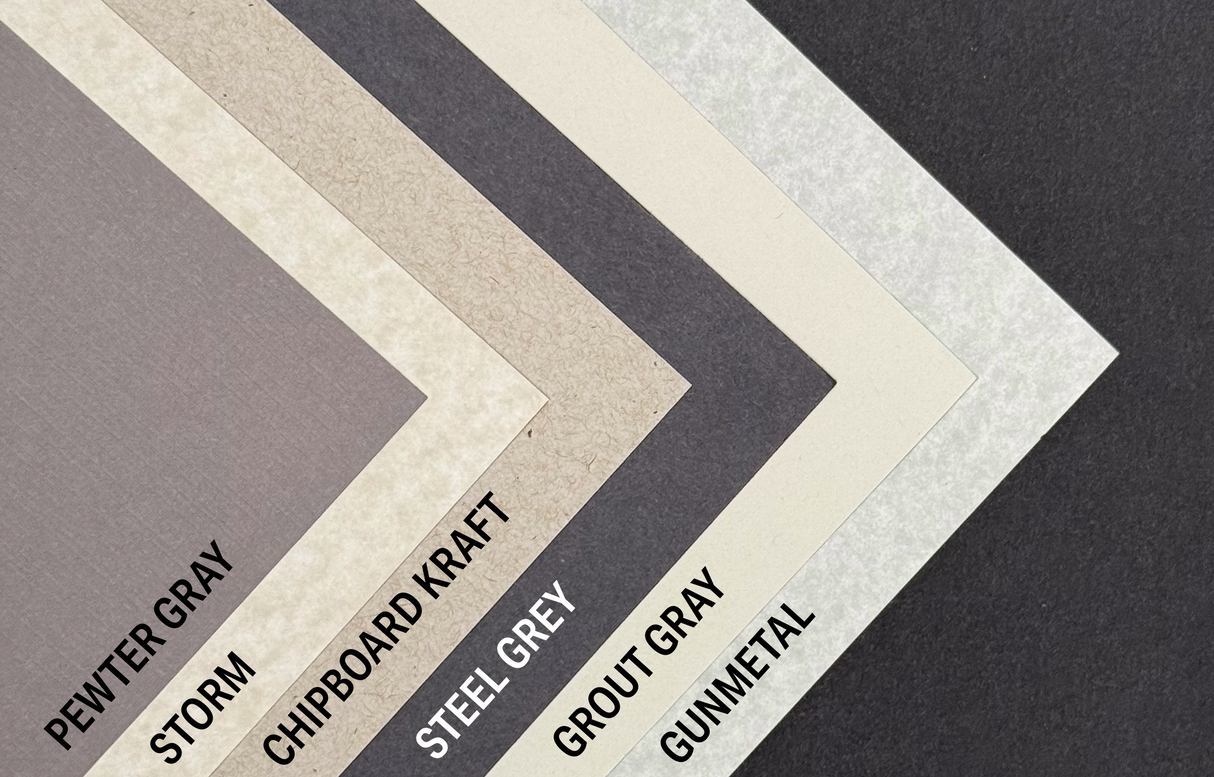 Gray Cardstock Samples
