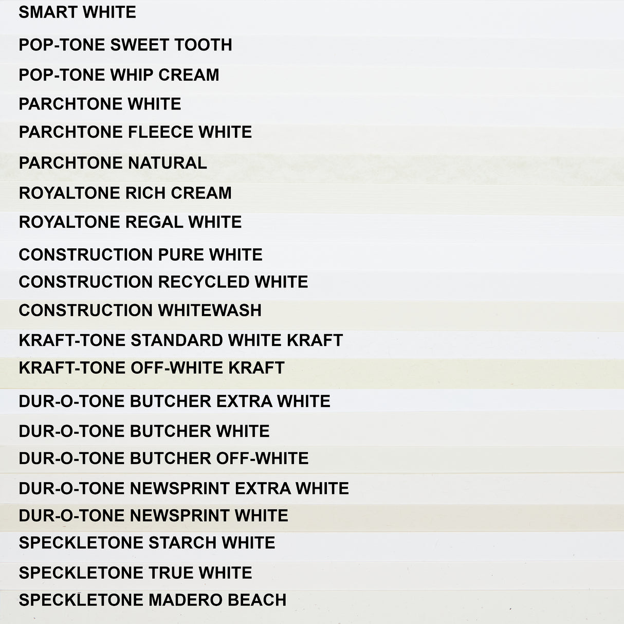 Newsprint White Paper (Dur-O-Tone, Text Weight)