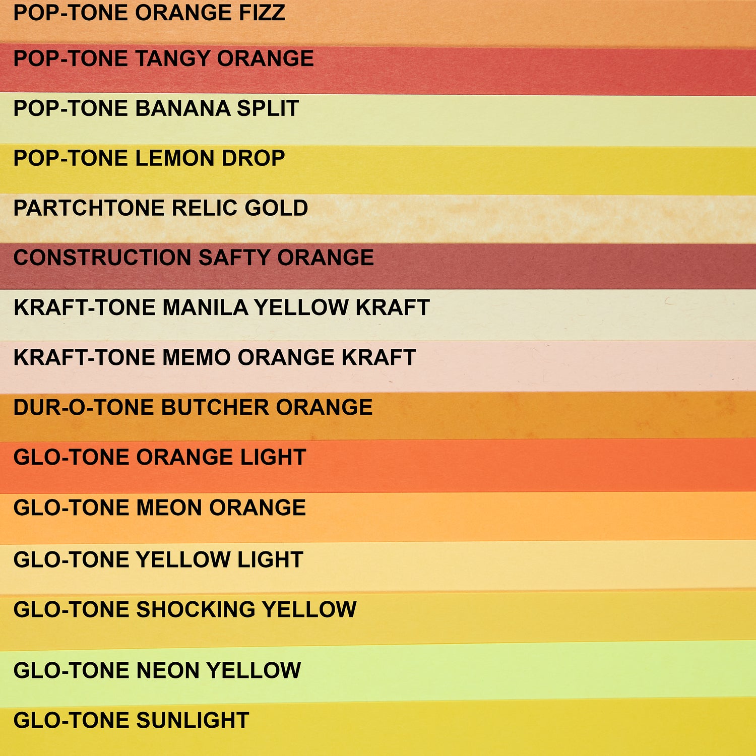 Safety Orange Paper (Construction, Text Weight)