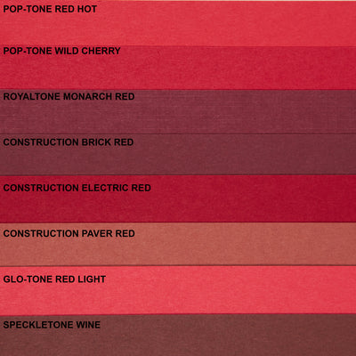 Electric Red Cardstock (Construction, Cover Weight)