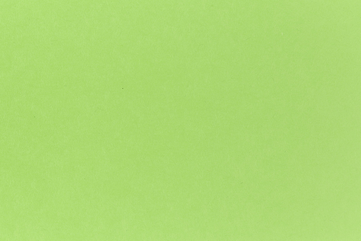 Bright green cardstock for crafting.