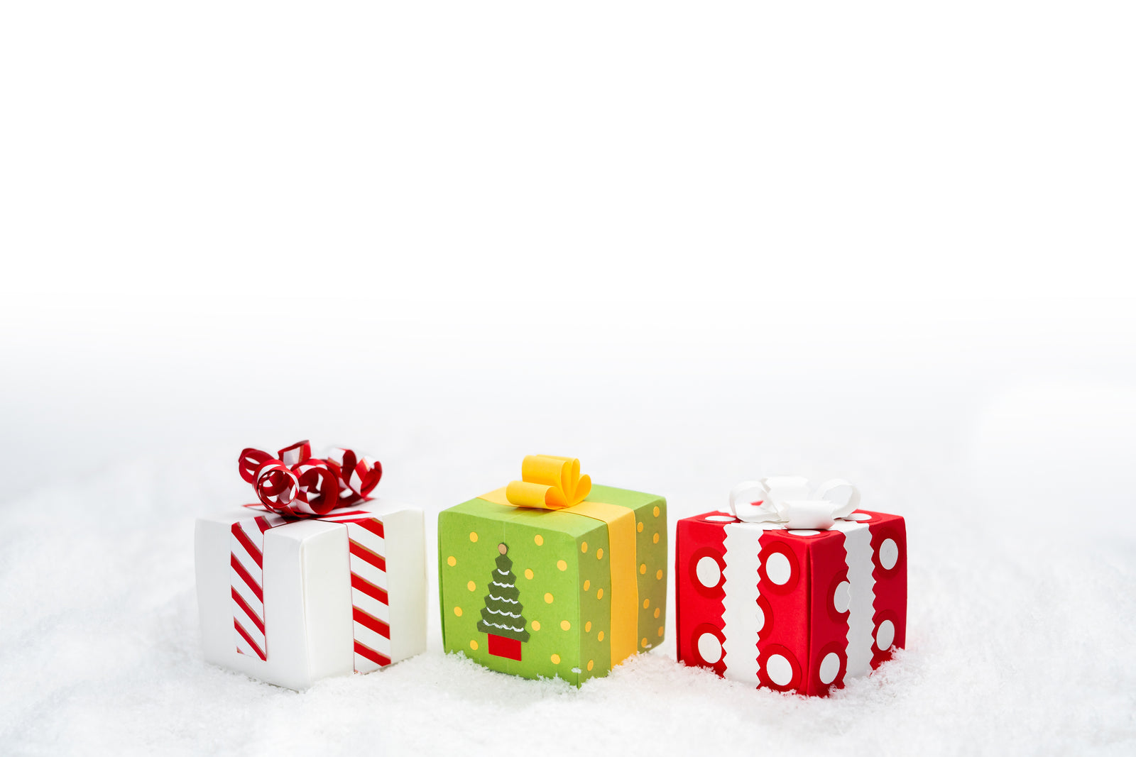 Present boxes made with French Paper