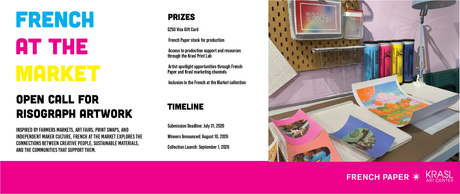 French at the Market: Open Call for Risograph Artwork