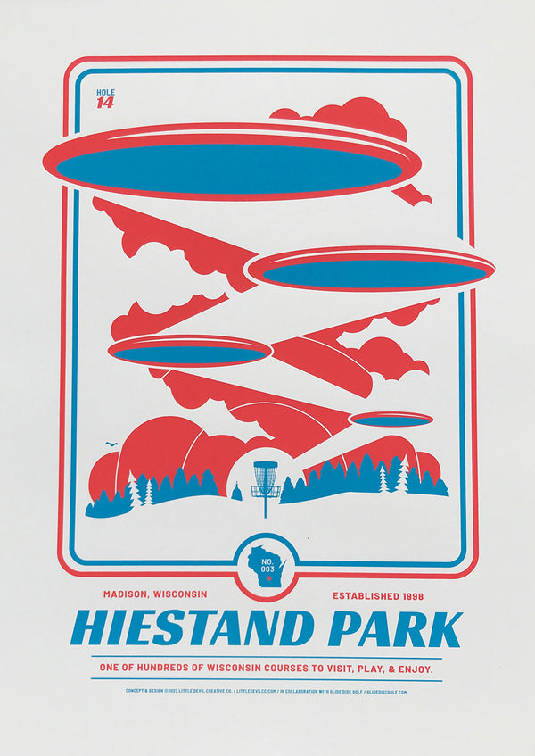 Printed on French Paper: Amazing Disc Golf Art Posters