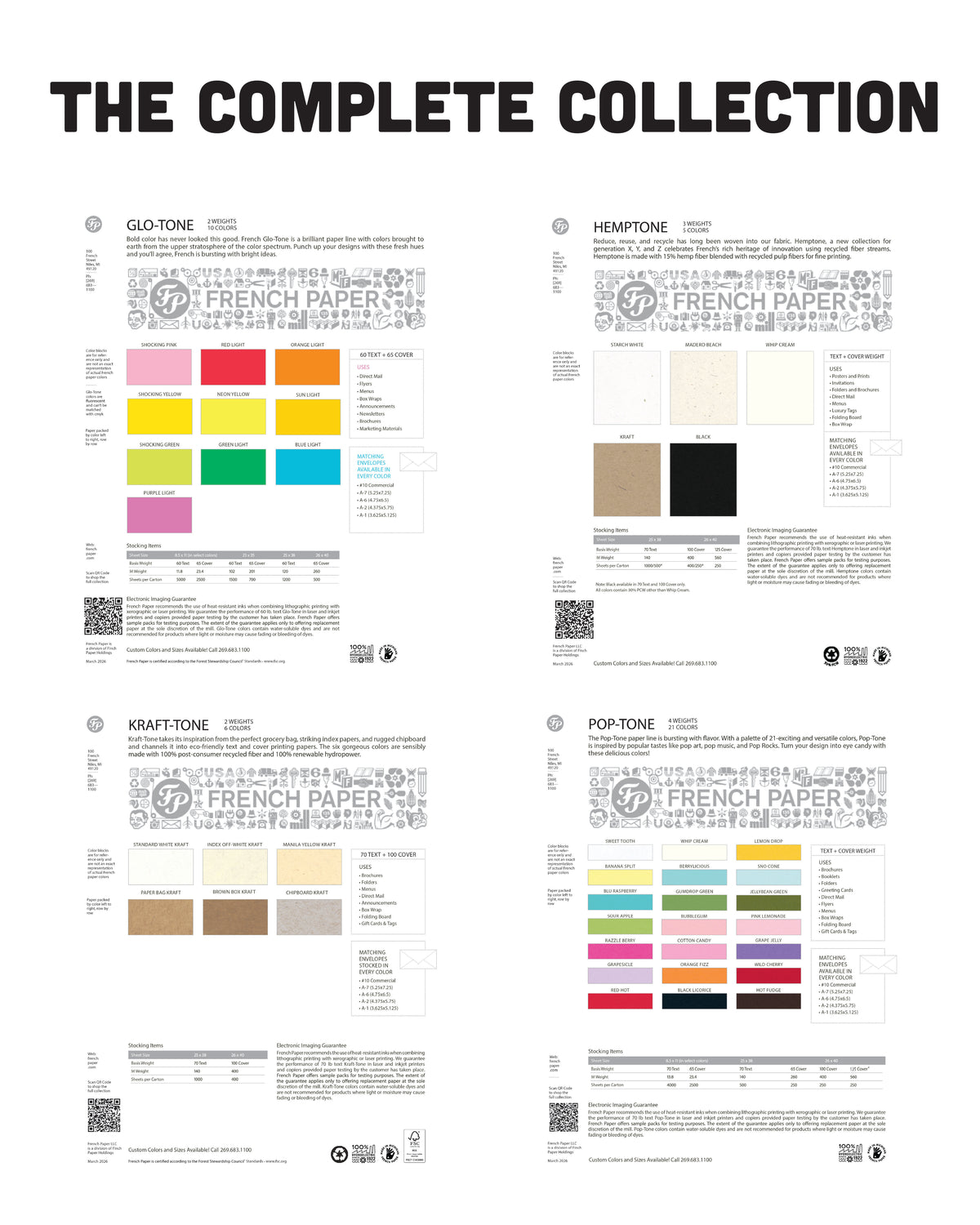 Collection Complete Paper The Complete Collection - Sample Pack – French Paper