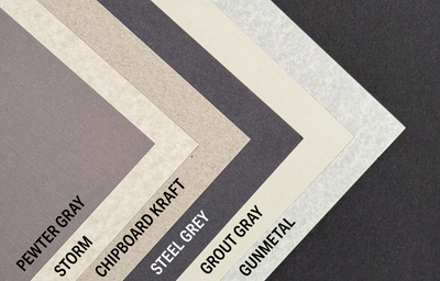 Gray Cardstock Samples