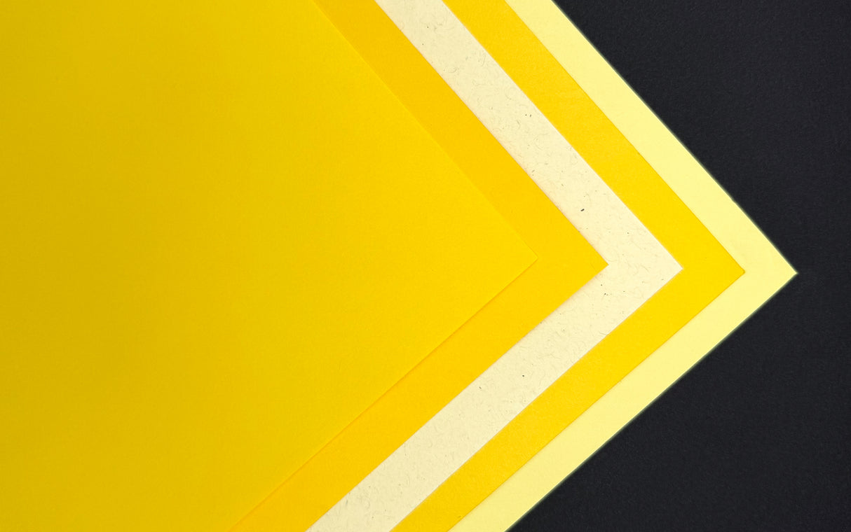 Yellow Cardstock Samples