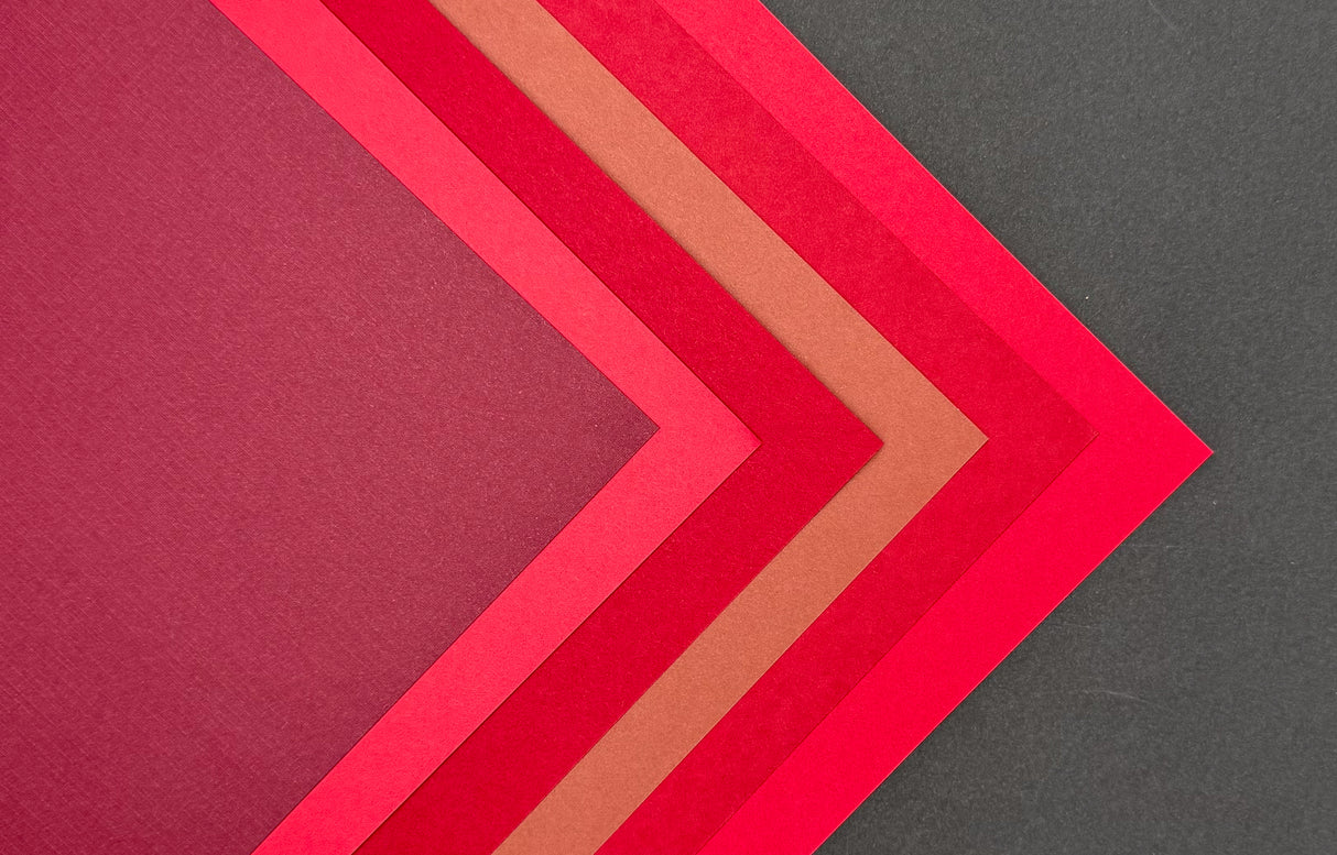 Red Cardstock Samples