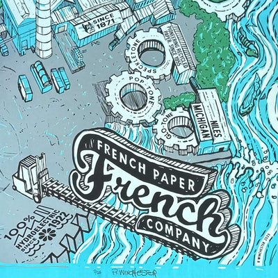 Sno Cone Cardstock (Pop-Tone, Cover Weight Rob x French Giveaway Edition)
