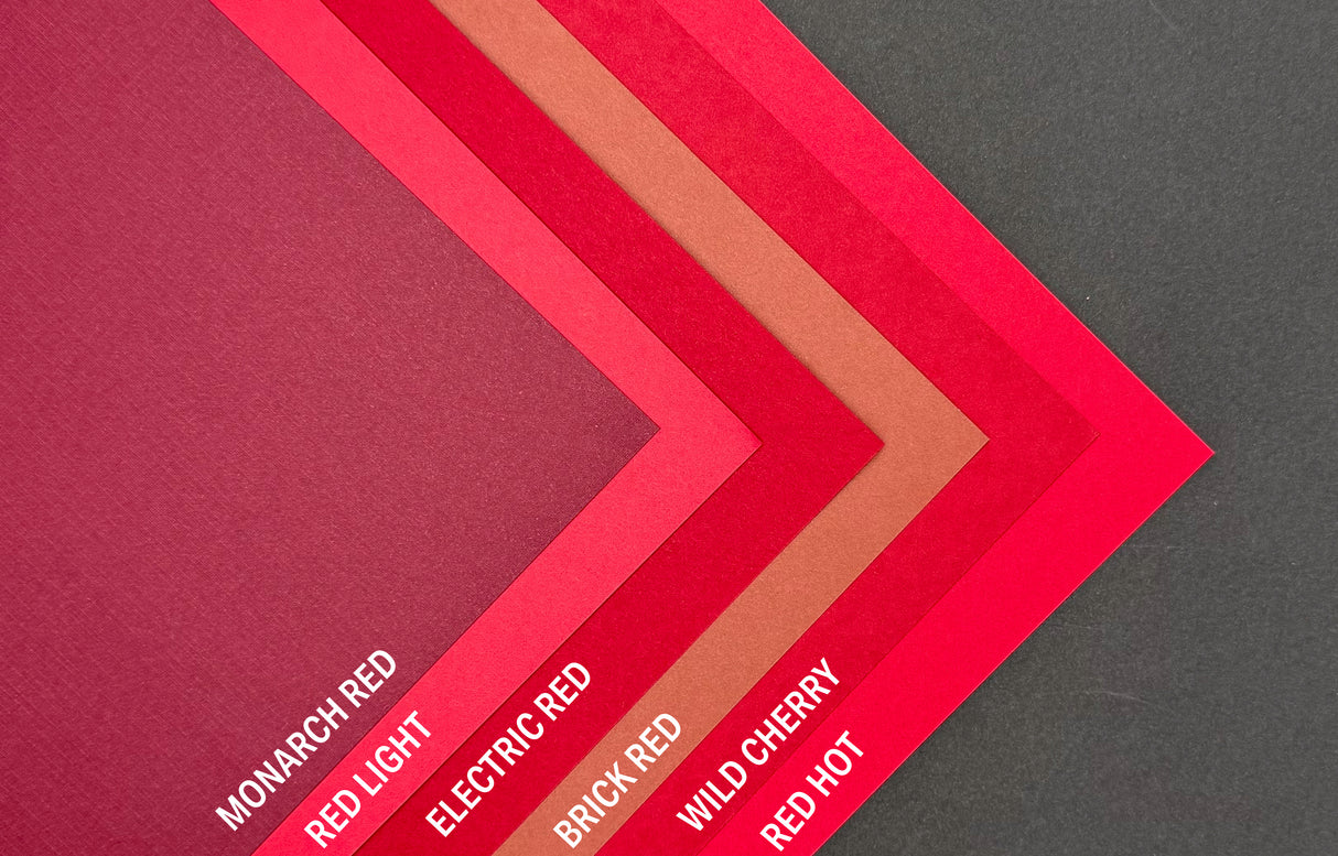 Red Cardstock Samples