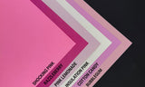 Pink Cardstock Samples