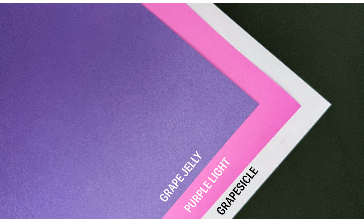 Purple Cardstock Samples