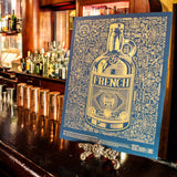 French Paper Bottle - 16” x 20”  Gold-Foil Poster