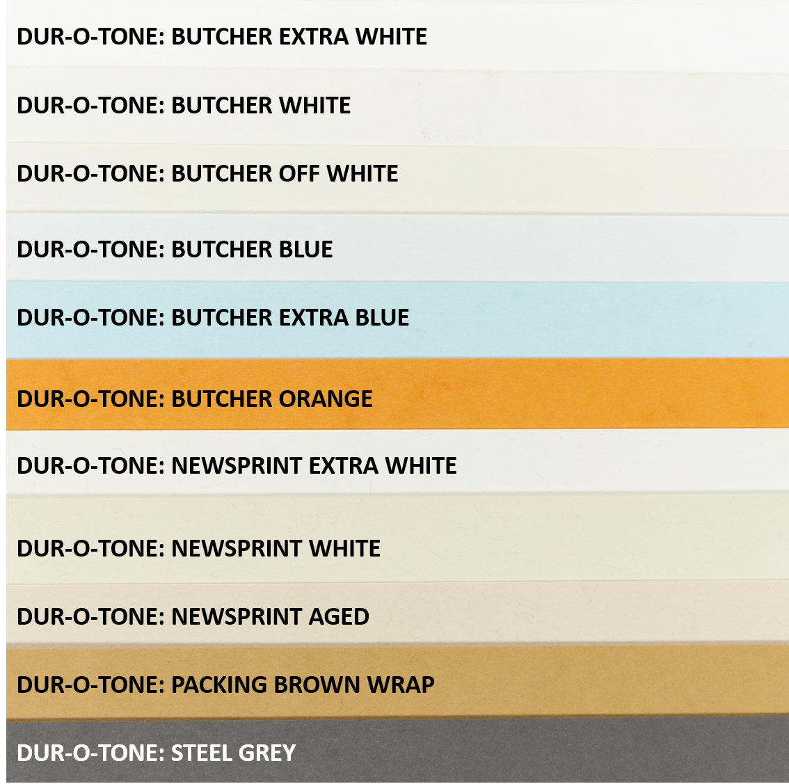 Butcher Orange Cardstock (Dur-O-Tone, Cover Weight)