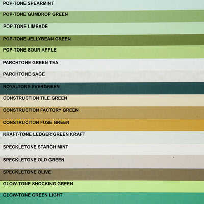 Timber Green Paper (Construction, Text Weight)