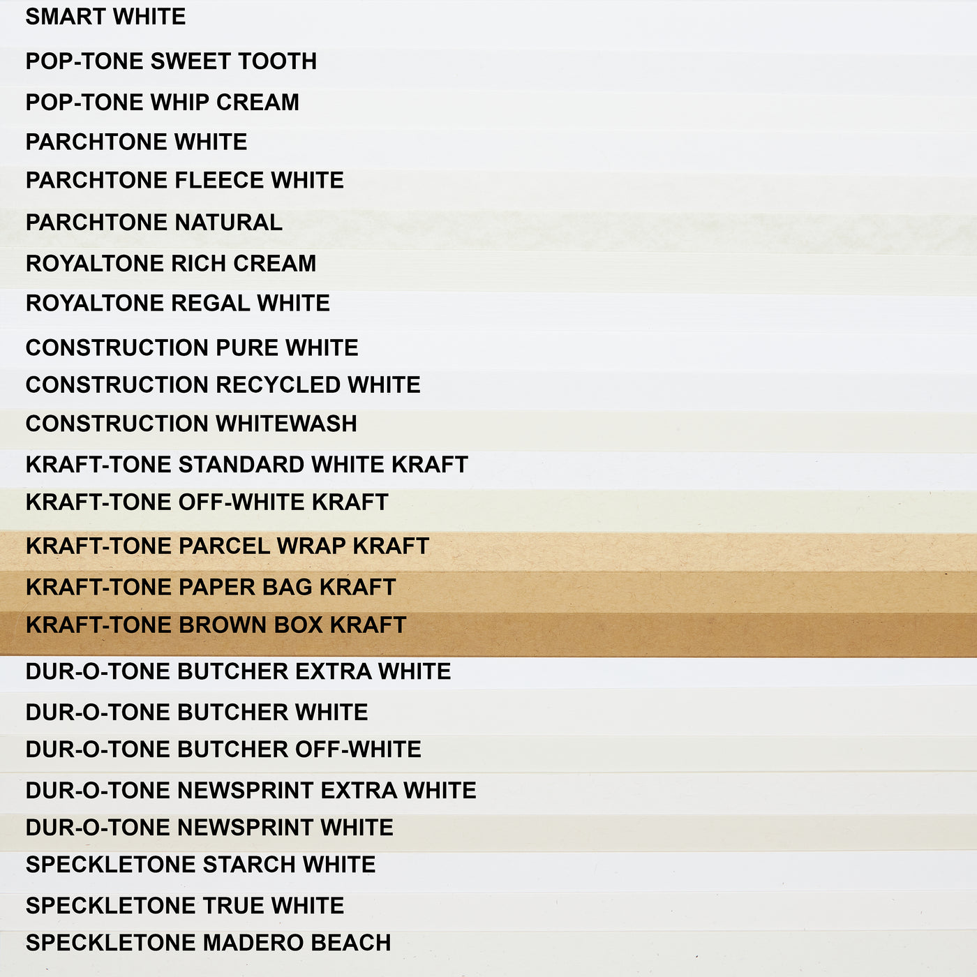 Standard White Kraft Paper (Kraft-Tone, Text Weight)