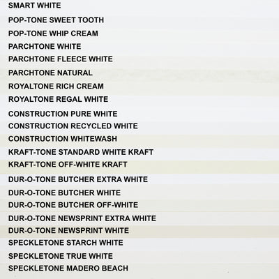 Butcher Extra White Paper (Dur-O-Tone, Text Weight)