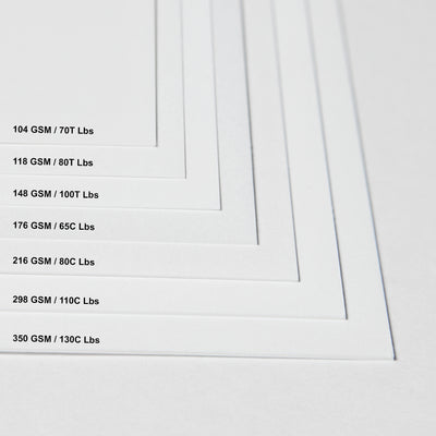 White Cardstock (Parchtone, Cover Weight)