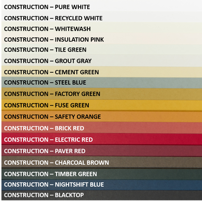 Insulation Pink Cardstock (Construction, Cover Weight)