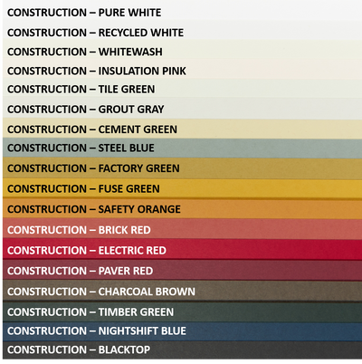 Electric Red Cardstock (Construction, Cover Weight)