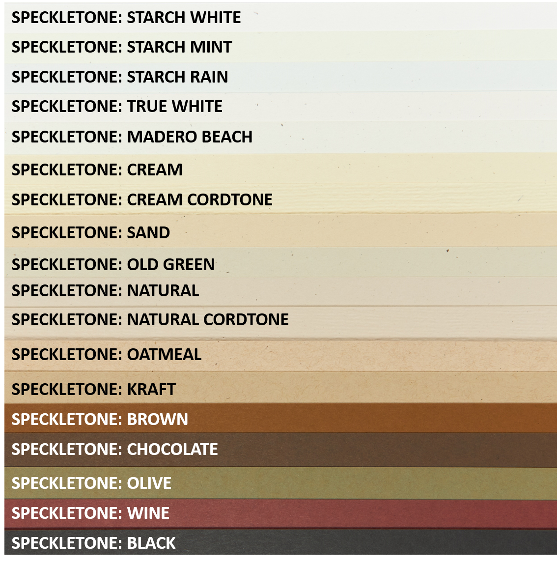 Natural Cordtone Cardstock (Speckletone, Cover Weight)