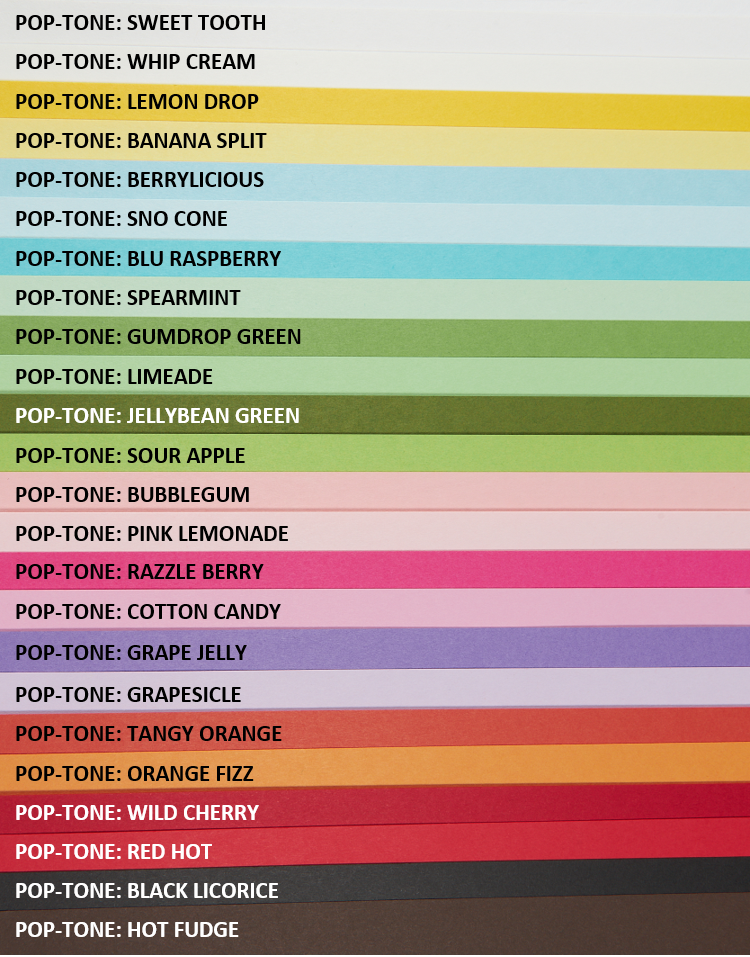 Sno Cone Paper (Pop-Tone, Text Weight)