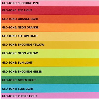 Orange Light Cardstock (Glo-Tone, Cover Weight)