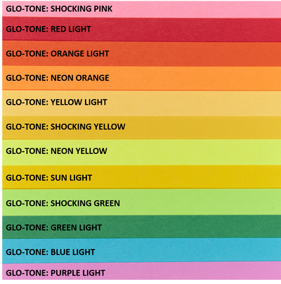 Red Light Cardstock (Glo-Tone, Cover Weight)