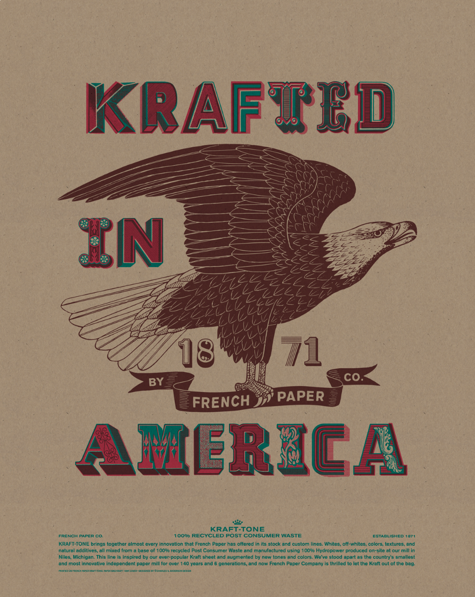 Americana: Eagle - 19x24" Poster